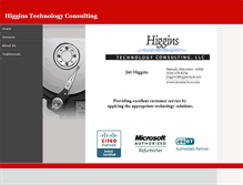 Tablet Screenshot of higginstech.com